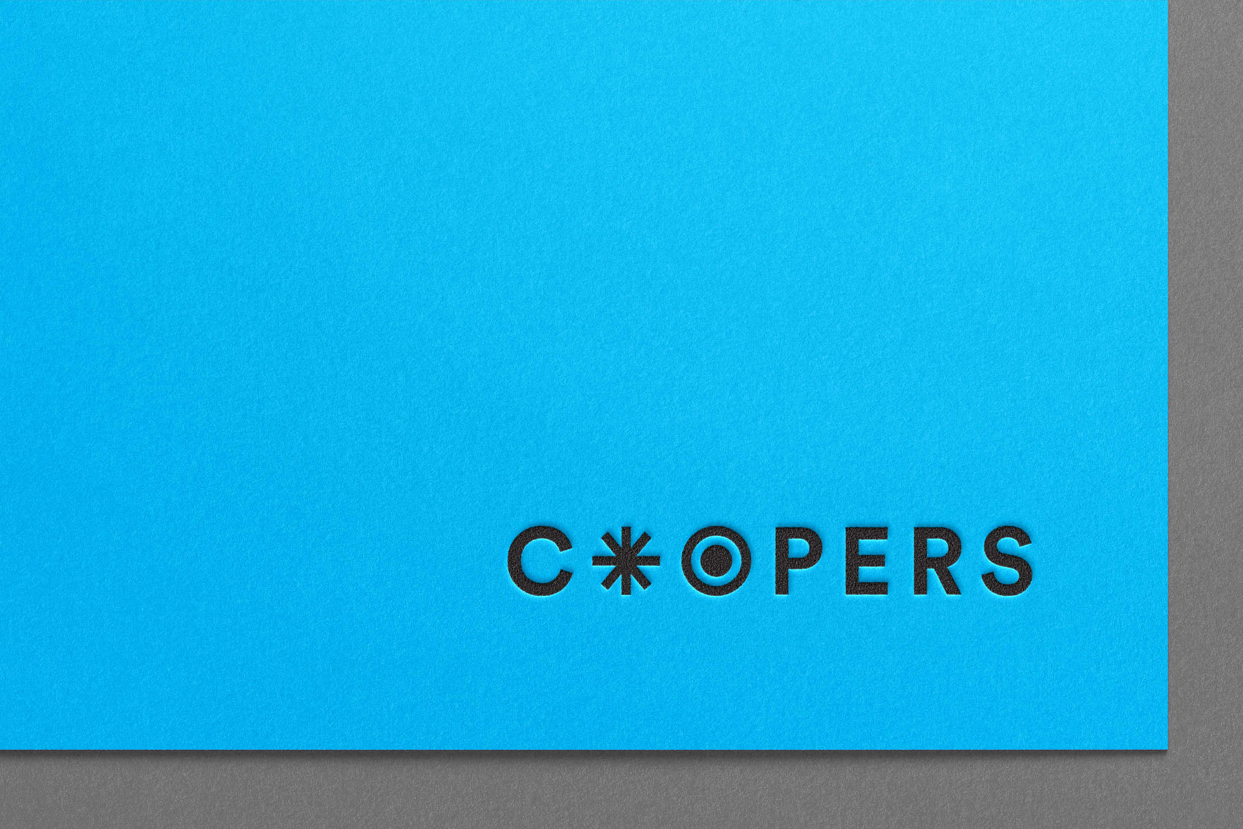 Coopers Logo Visitenkarte